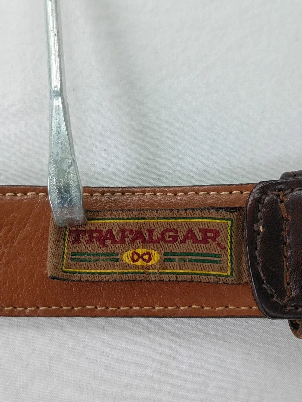 Trafalgar Leather Cortina Belt Men 38